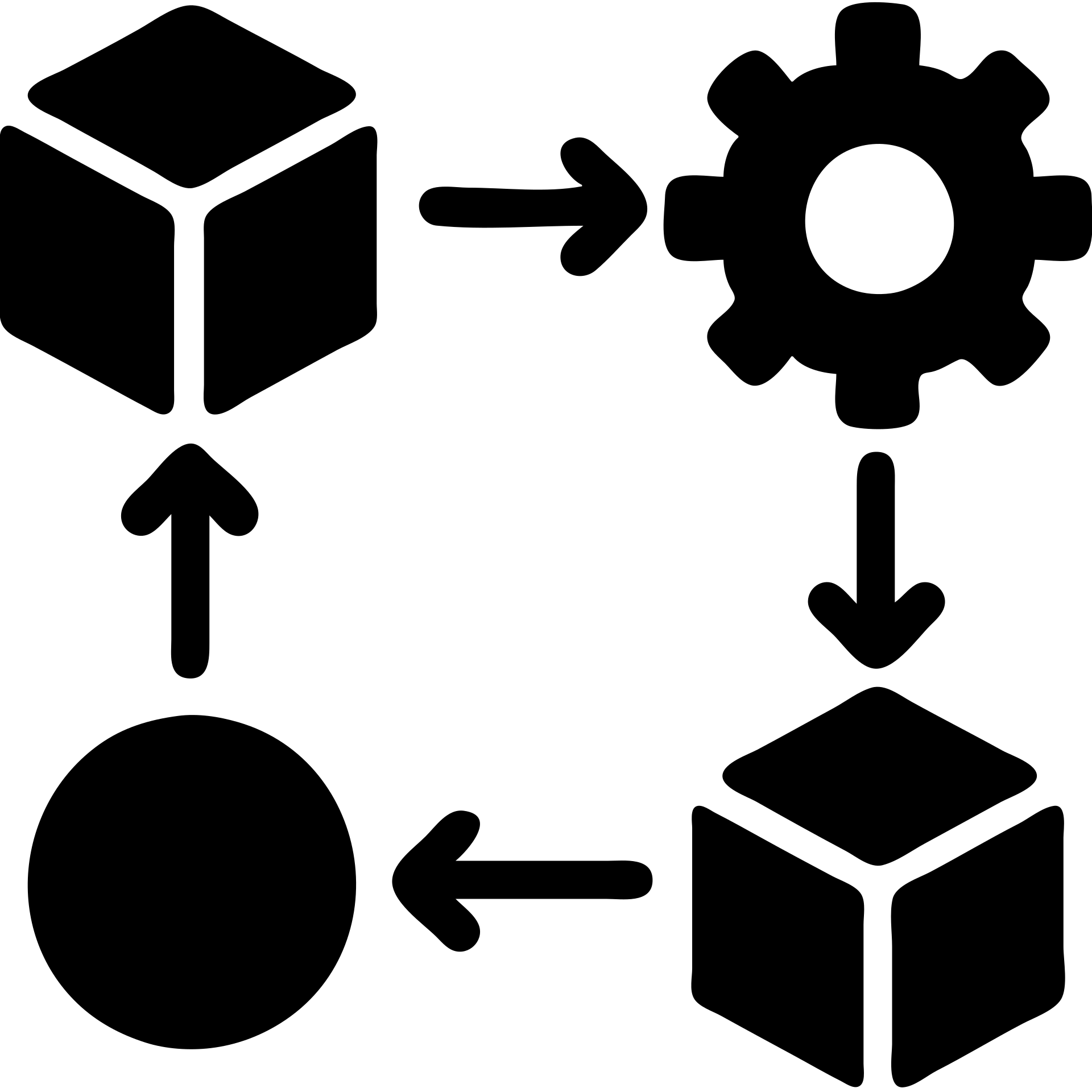 icon for "Supply Chain Experience", professional look, network of arrows emoji