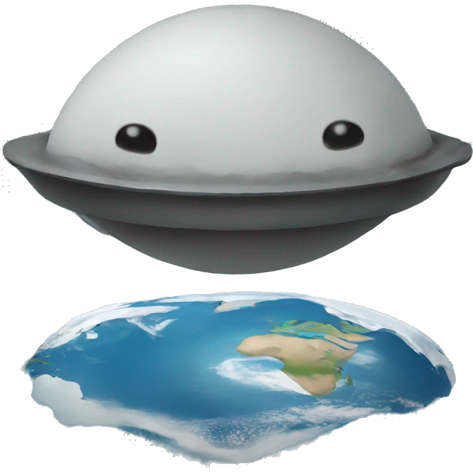Flat earth emoji