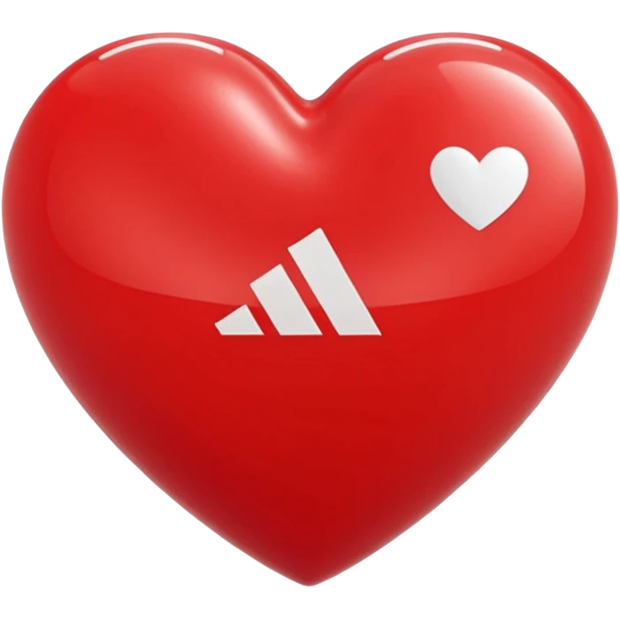 Adidas heart emoji