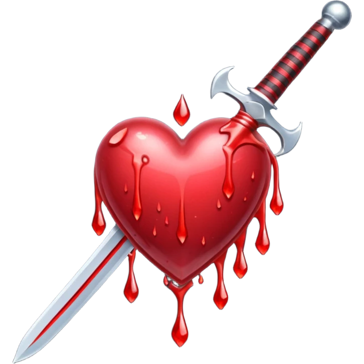 Kılıçlı kalp emoji