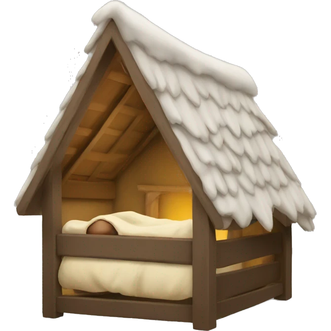 Christmas crib emoji