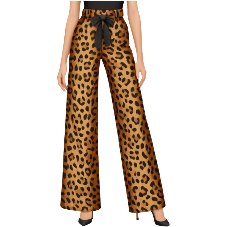 leopard print trouser emoji