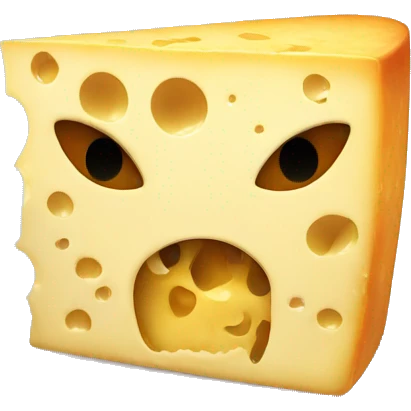 scary Cheese emoji