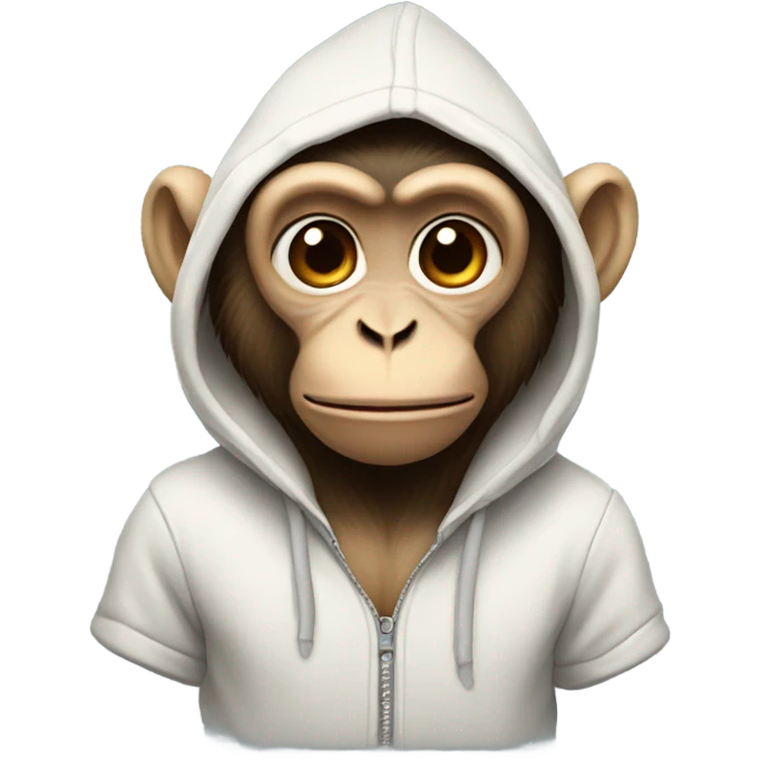 Monkey in hoodie emoji