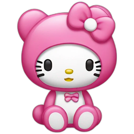 My melody hello kitty emoji emoji