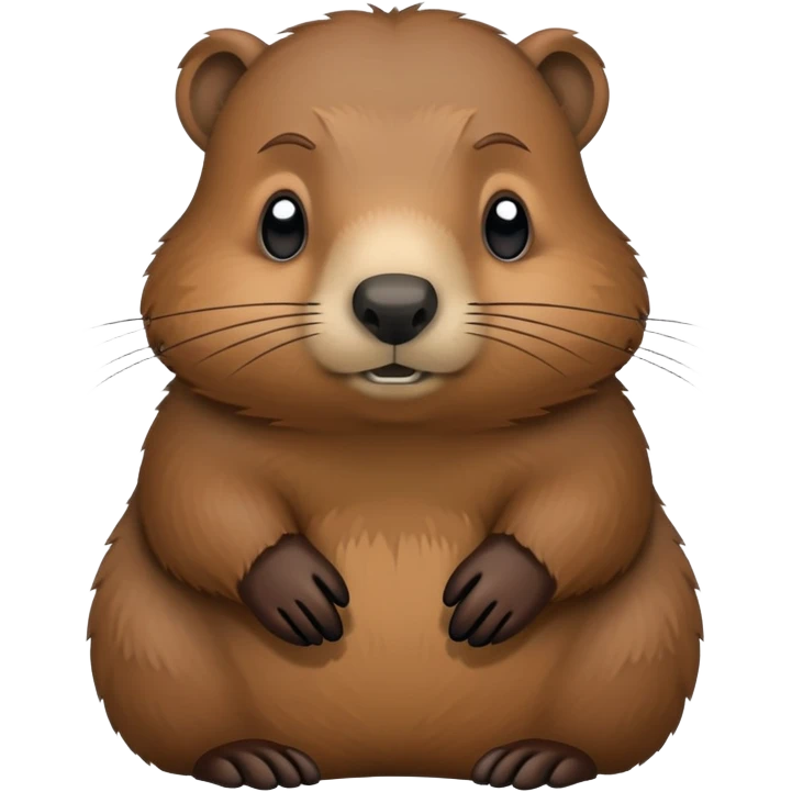 Groundhog vert sad emoji