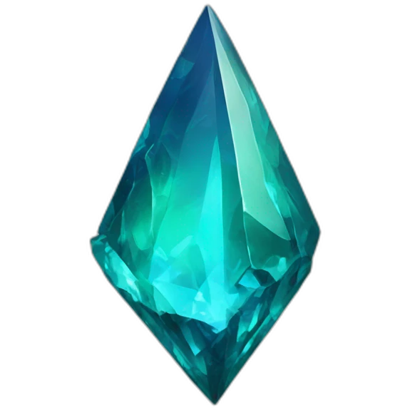 blue emerald shard emoji