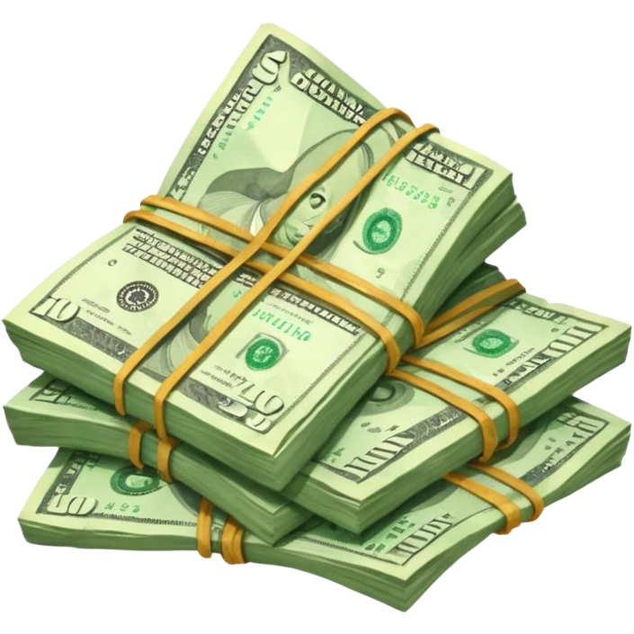 Falling value of the dollar emoji