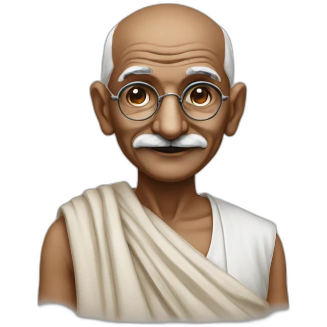 Mahatma gandhi emoji