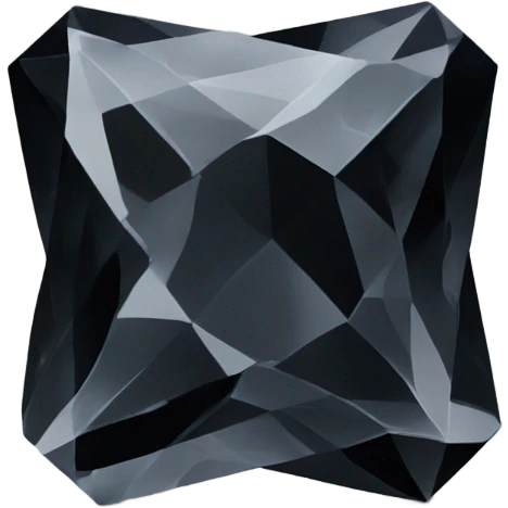 Black diamond  emoji