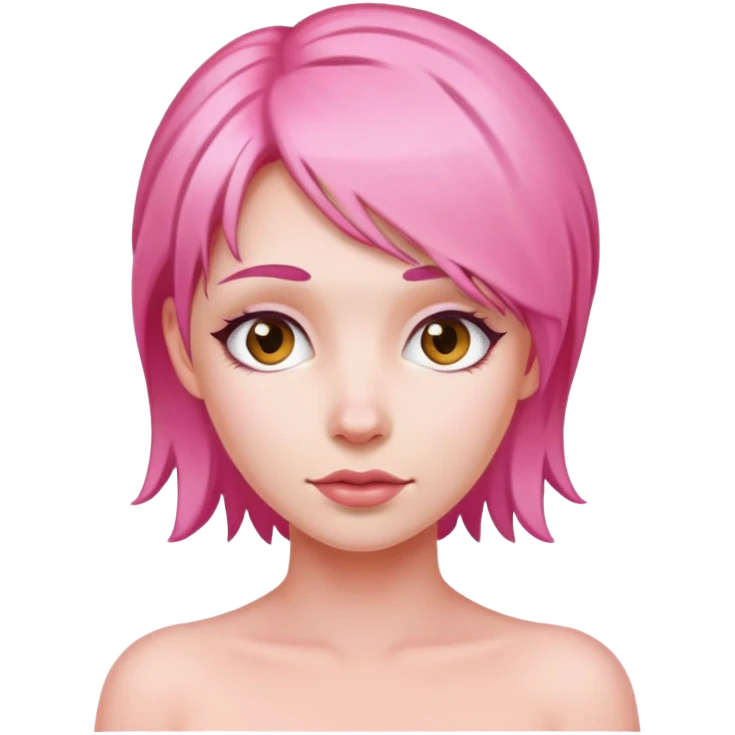 hentai anime pink haired woman nacked emoji