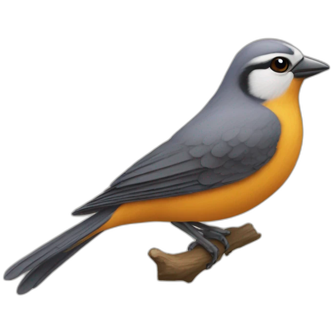 Perruche qui fait un bras bonheur emoji