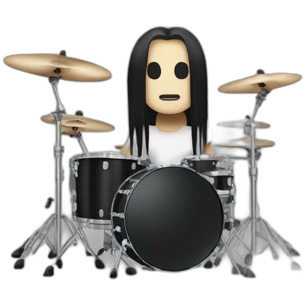 Joey jordison in a drum kit emoji