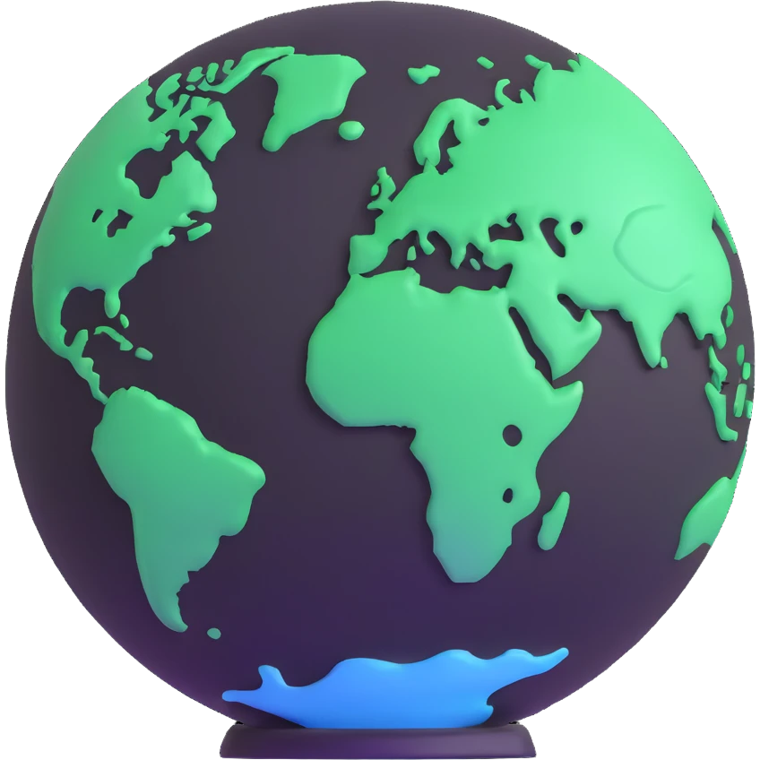 globe sweating with high temperature emoji