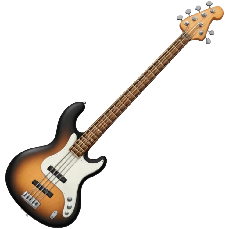 head of a electric bass guitar emoji