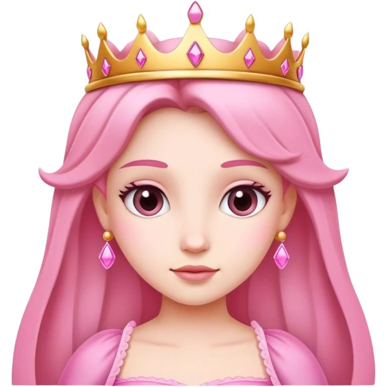 Pink princess  emoji