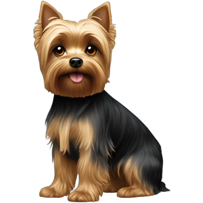 Un yorkie  terrier mini   emoji