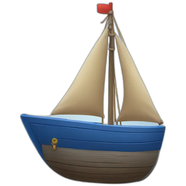 Cœur bleu marine emoji