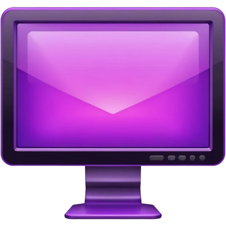 purple lcd monitor emoji