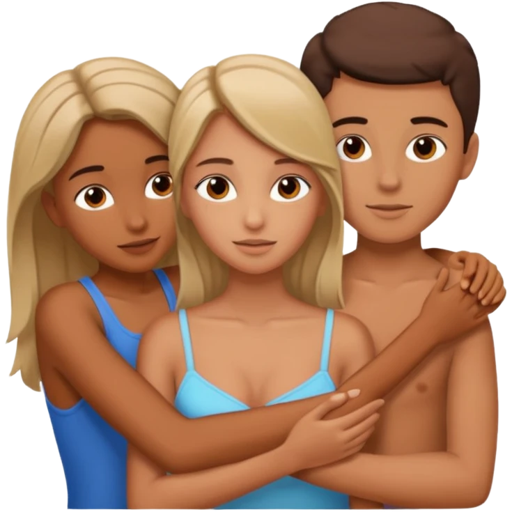 Kamasutra sex positions One girl with two boys emoji