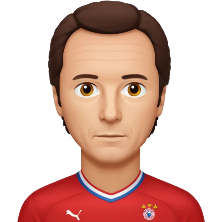 FC Bayern Munich Franz Beckenbauer in 1970s emoji