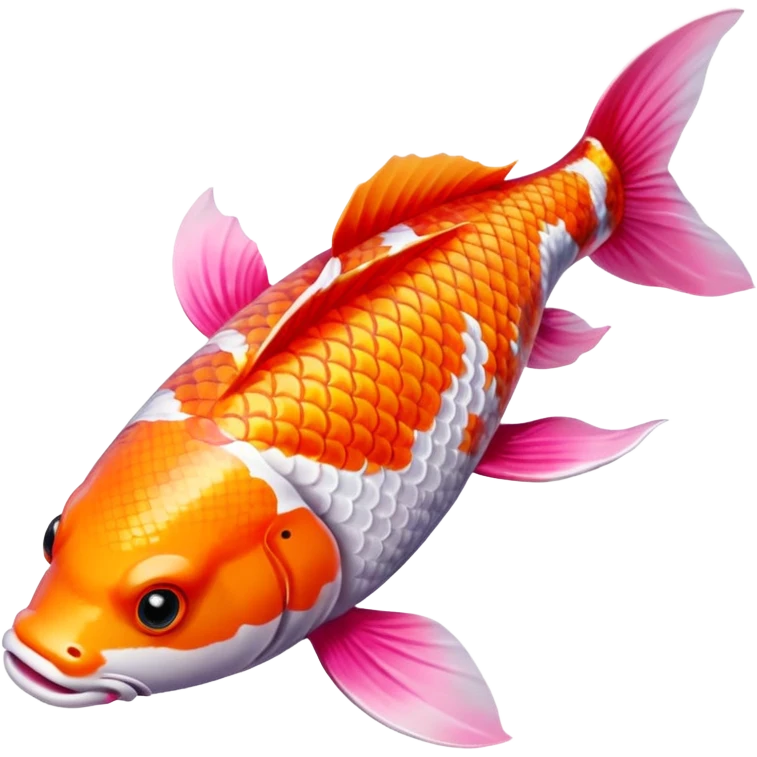 peixe koi rosa emoji