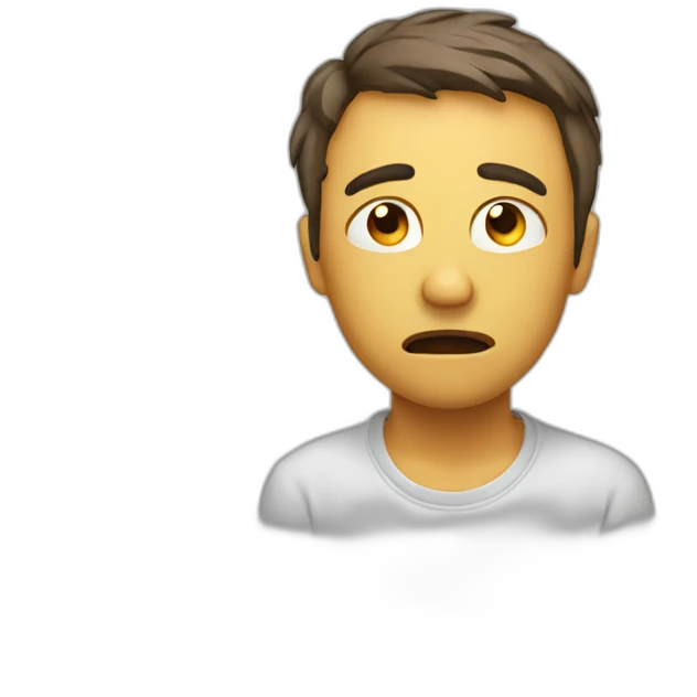 stressed out emoji