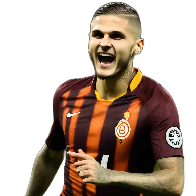 Galatasaray Mauro Icardi Goal Celebration Pose emoji