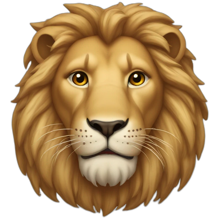 Head of lion emoji