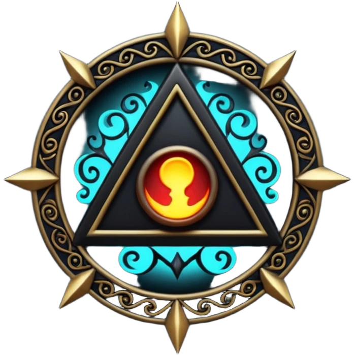 Make a blacj magic symbol emoji