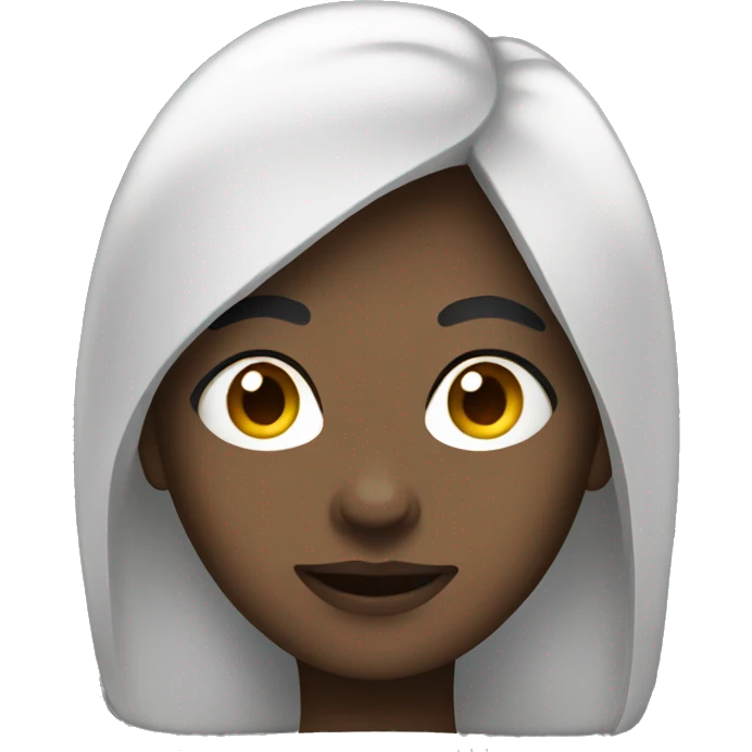 Woman dark hair  emoji