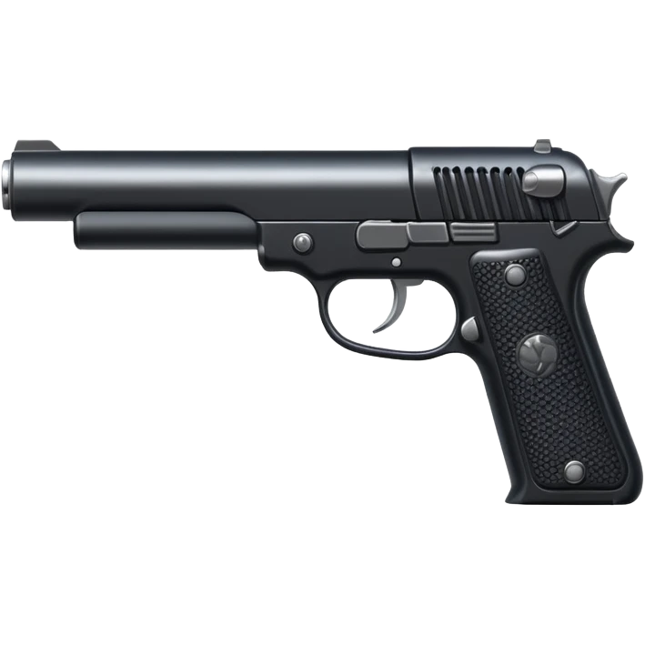 pistol with silencer emoji