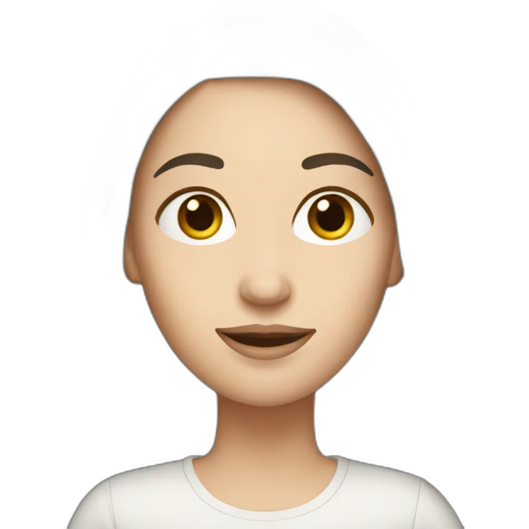 white women with long dark hair emoji