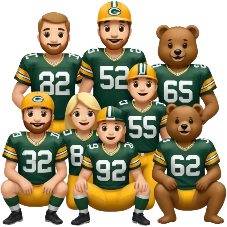Packers poop on bears emoji