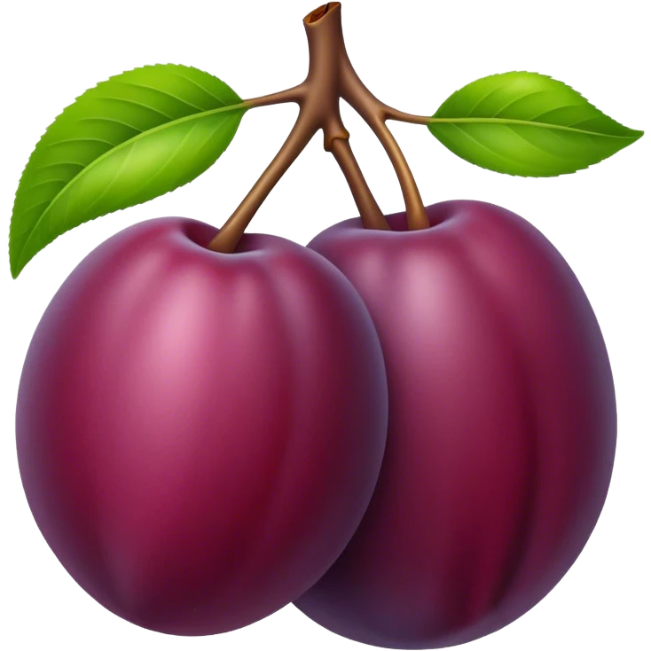 Plums emoji