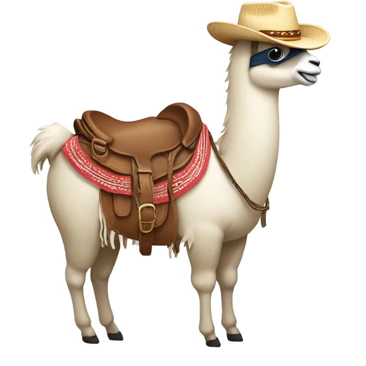 cowboy llama emoji