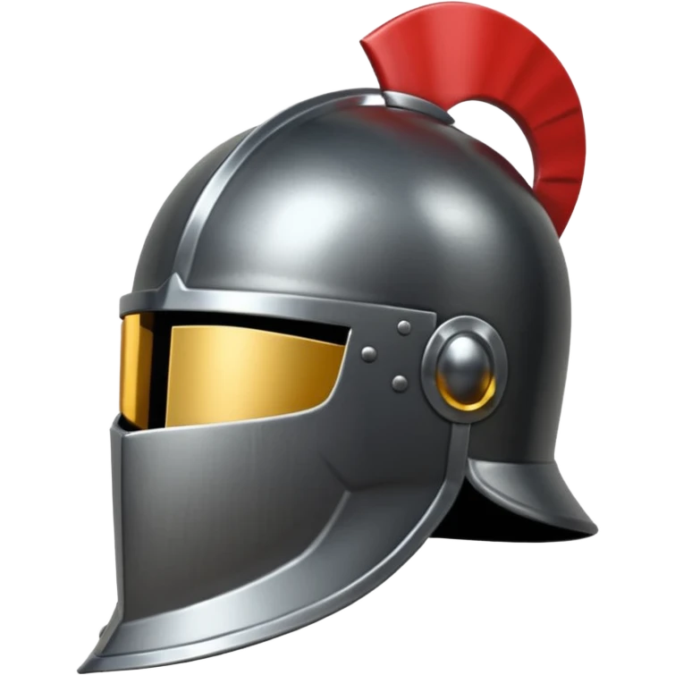 knight helmet black emoji