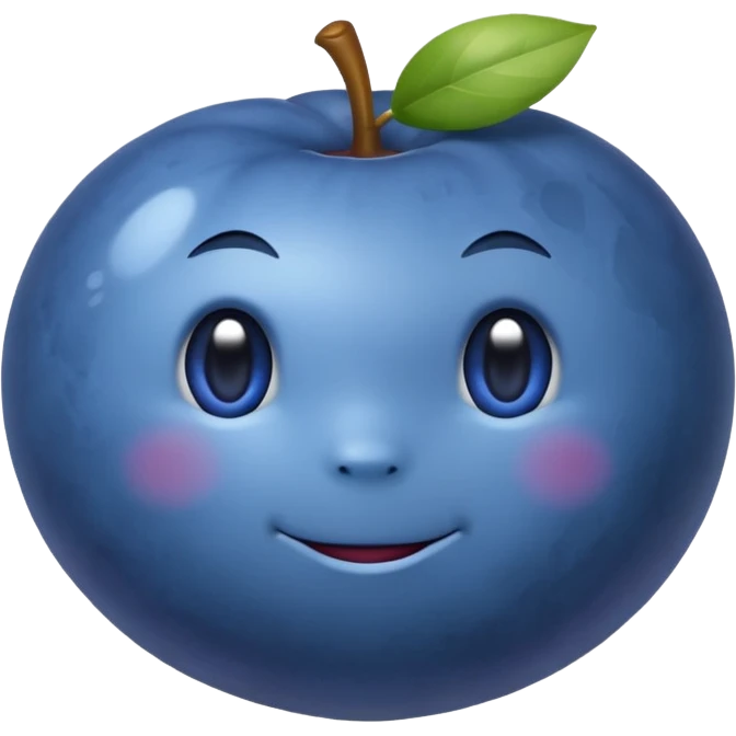 blue fruit emoji