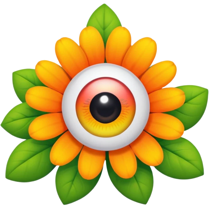 flowers with eyes emoji