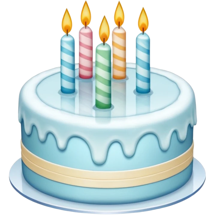 crystal clear cake emoji