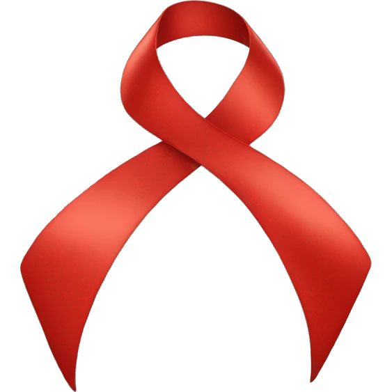 red ribbon emoji