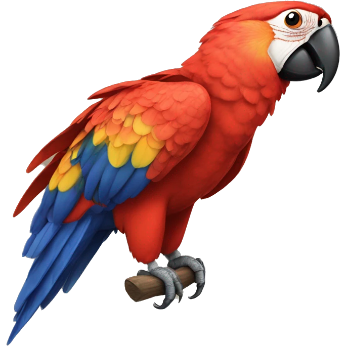 scarlet macaw emoji