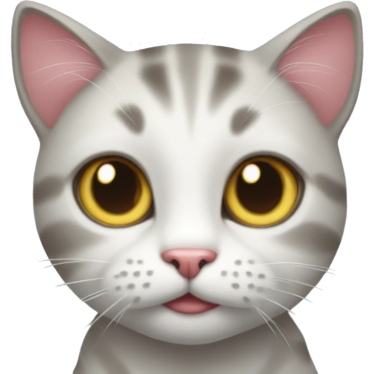 Cat give the heart  emoji