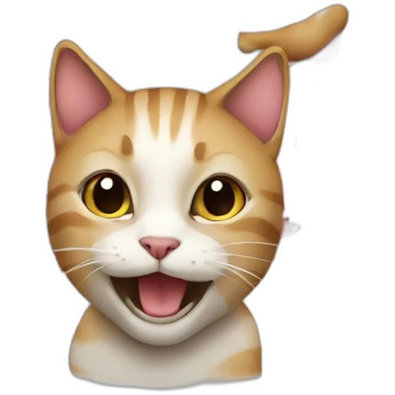 cat and canadian flag emoji