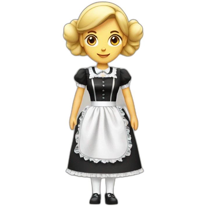 french maid emoji