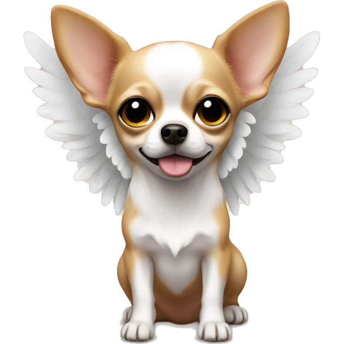 chihuahua angel emoji