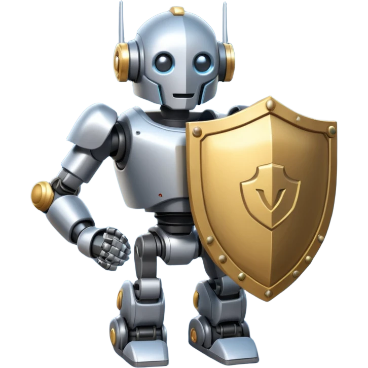 discord bot with a shield emoji