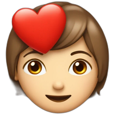 A red heart with "my wife" written in the middle of it emoji