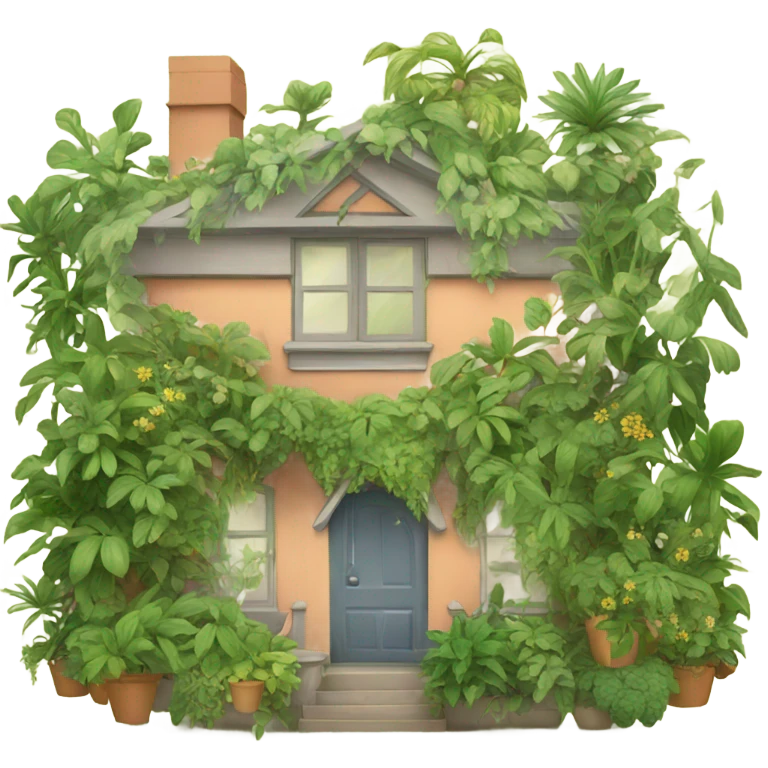 A house full of plants emoji