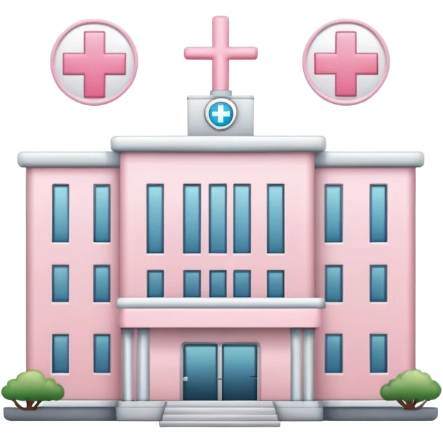 light pink hospital emoji